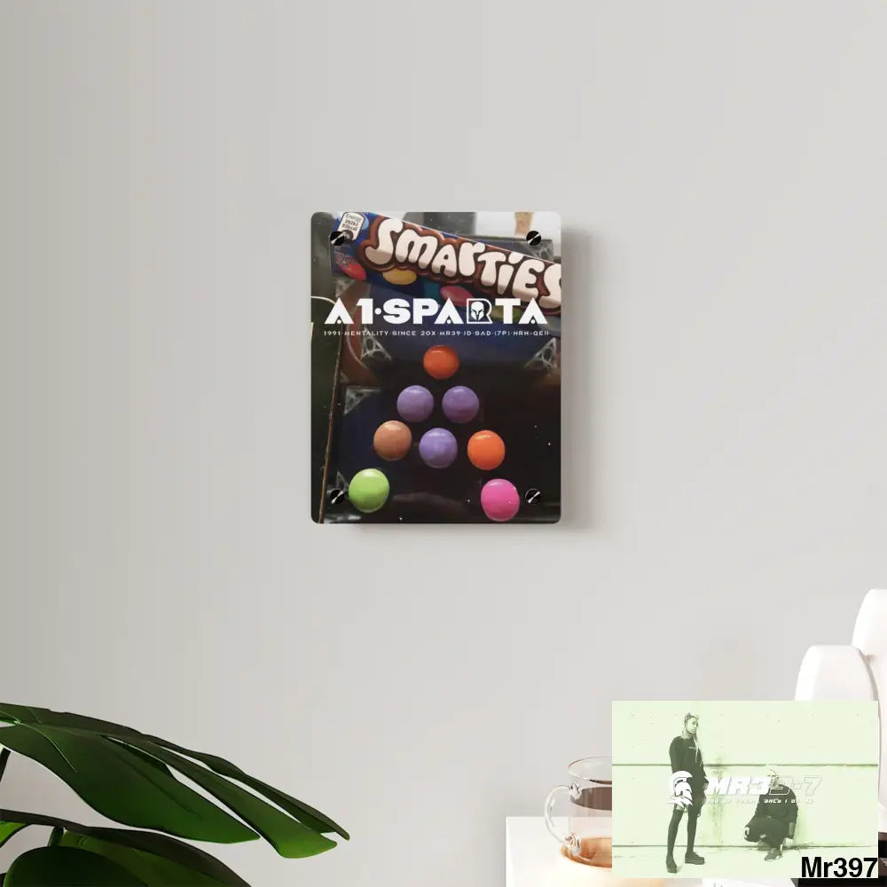 A1-Sparta Straight of the Train Via Kenya - Barmouth June 2015 A1-School Acrylic Wall Art Panels Home Decor