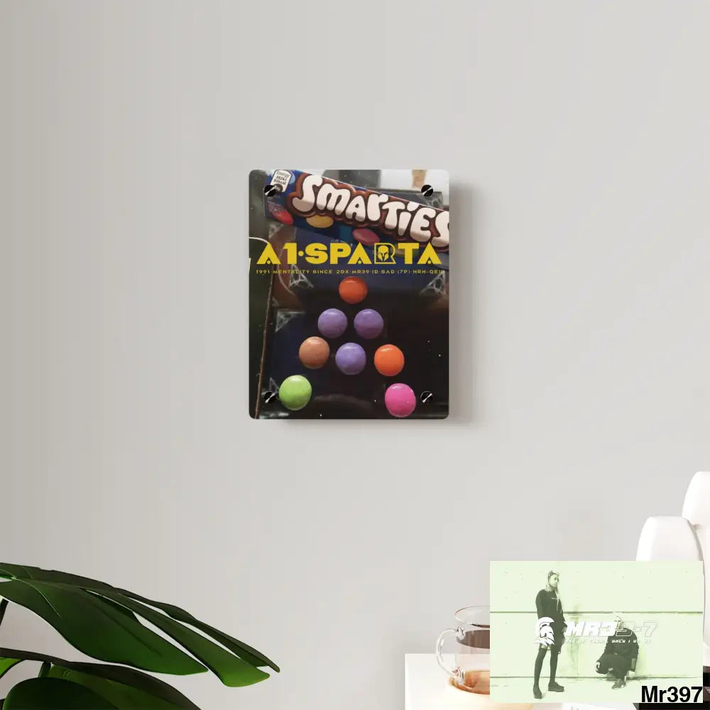 A1-Sparta Straight of the Train Via Kenya - Barmouth June 2015 A1-School Acrylic Wall Art Panels Home Decor