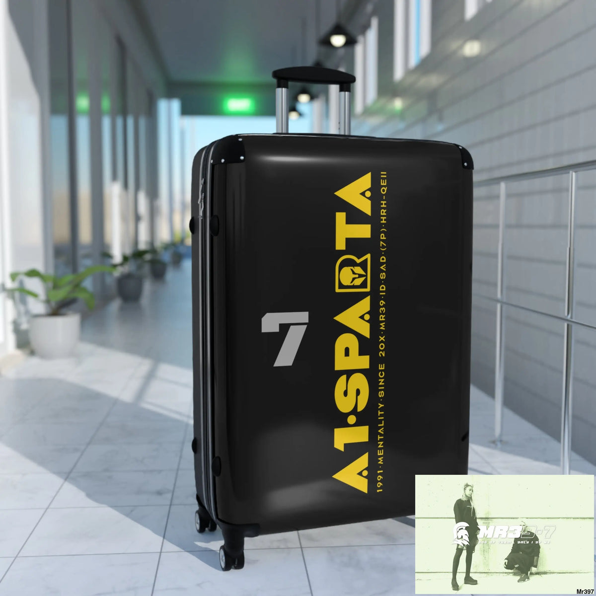 A1-Sparta Suitcase Large / Black Bags