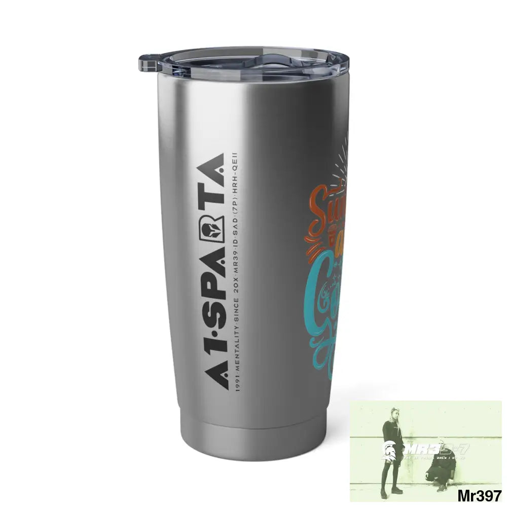 A1•Sparta Sunshine & Coffee Vagabond 20oz Tumbler 20oz / Silver Mug