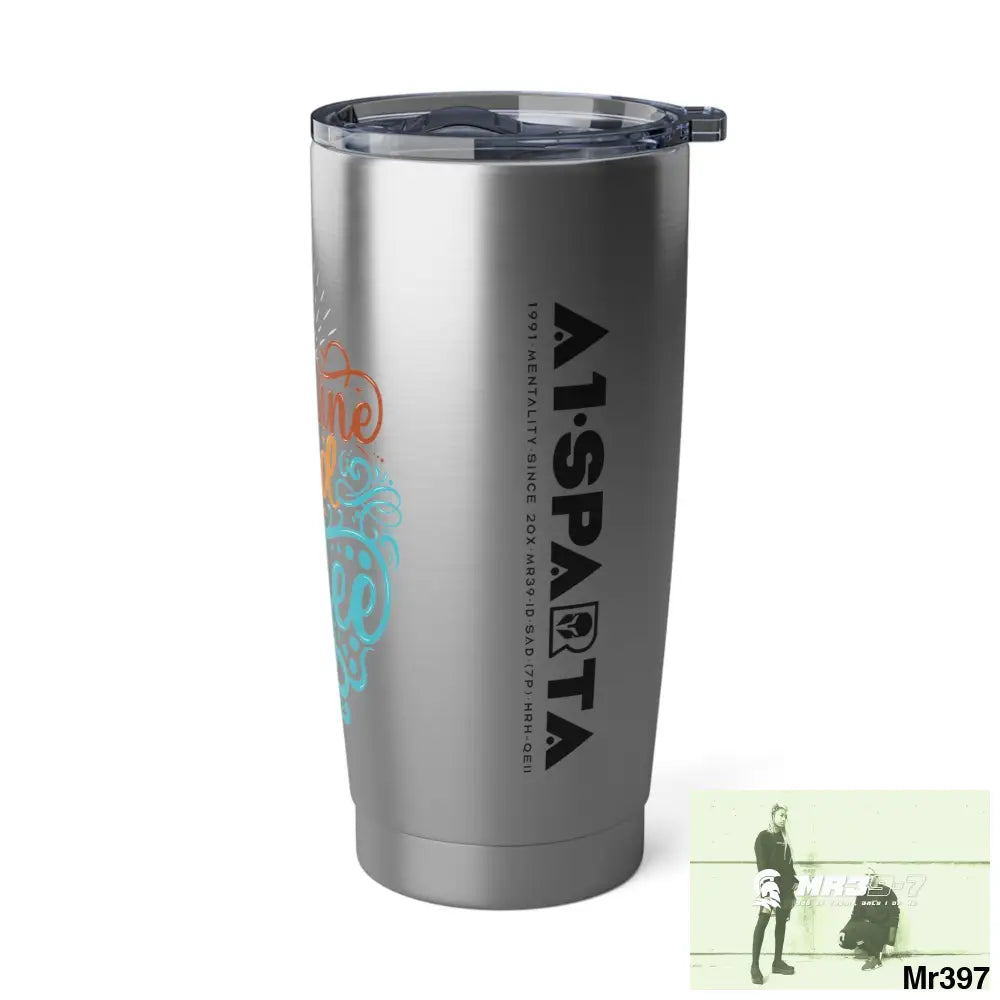 A1•Sparta Sunshine & Coffee Vagabond 20oz Tumbler 20oz / Silver Mug