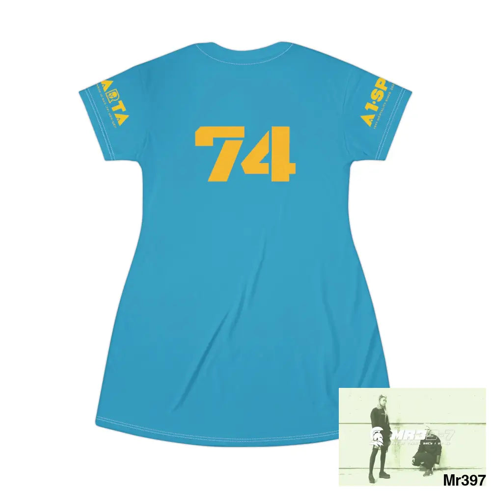 A1-Sparta T-Shirt Dress (AOP) All Over Prints