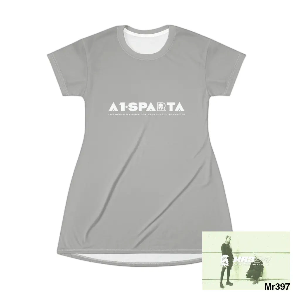 A1-Sparta T-Shirt Dress (AOP) All Over Prints