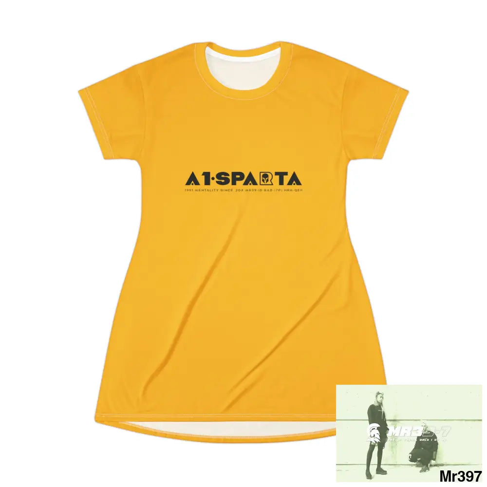 A1-Sparta T-Shirt Dress (AOP) All Over Prints