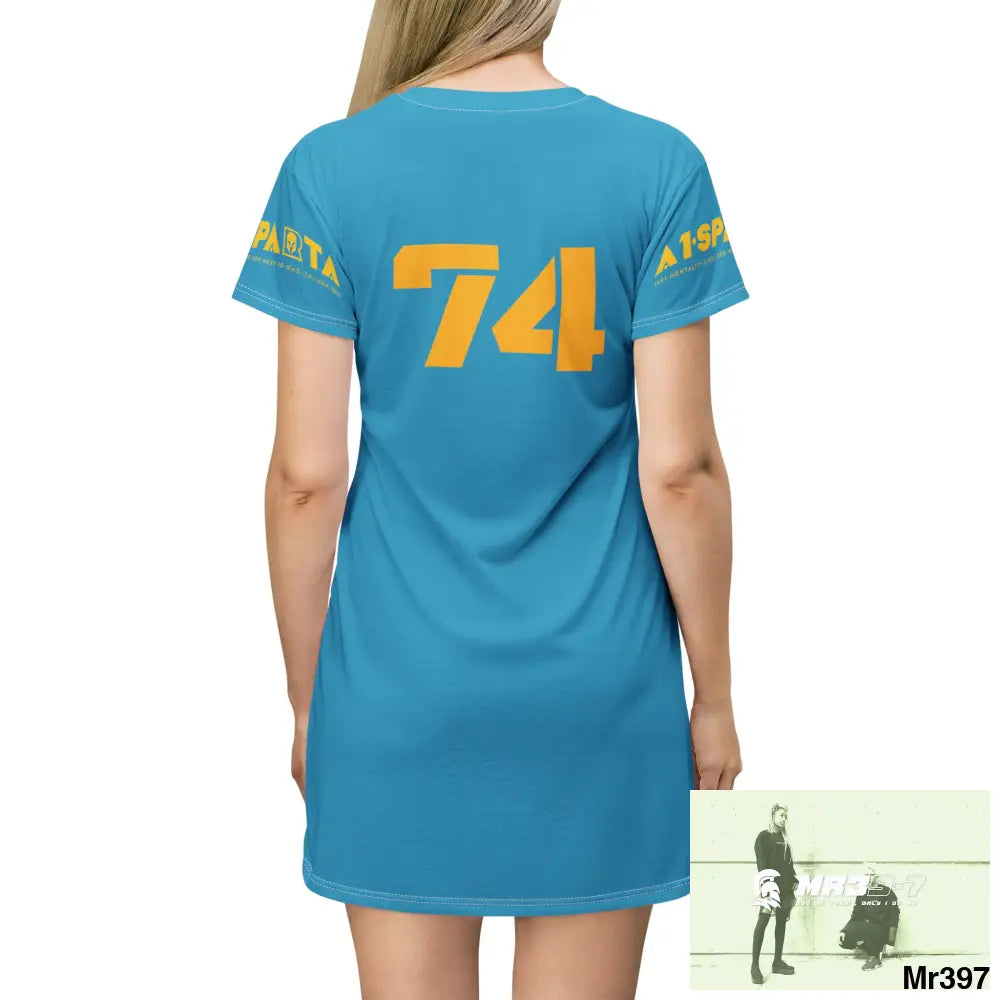 A1-Sparta T-Shirt Dress (AOP) All Over Prints