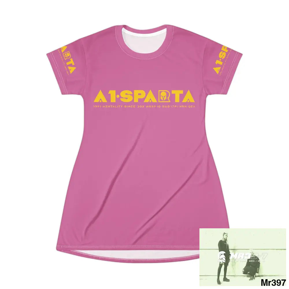 A1-Sparta T-Shirt Dress (AOP) All Over Prints