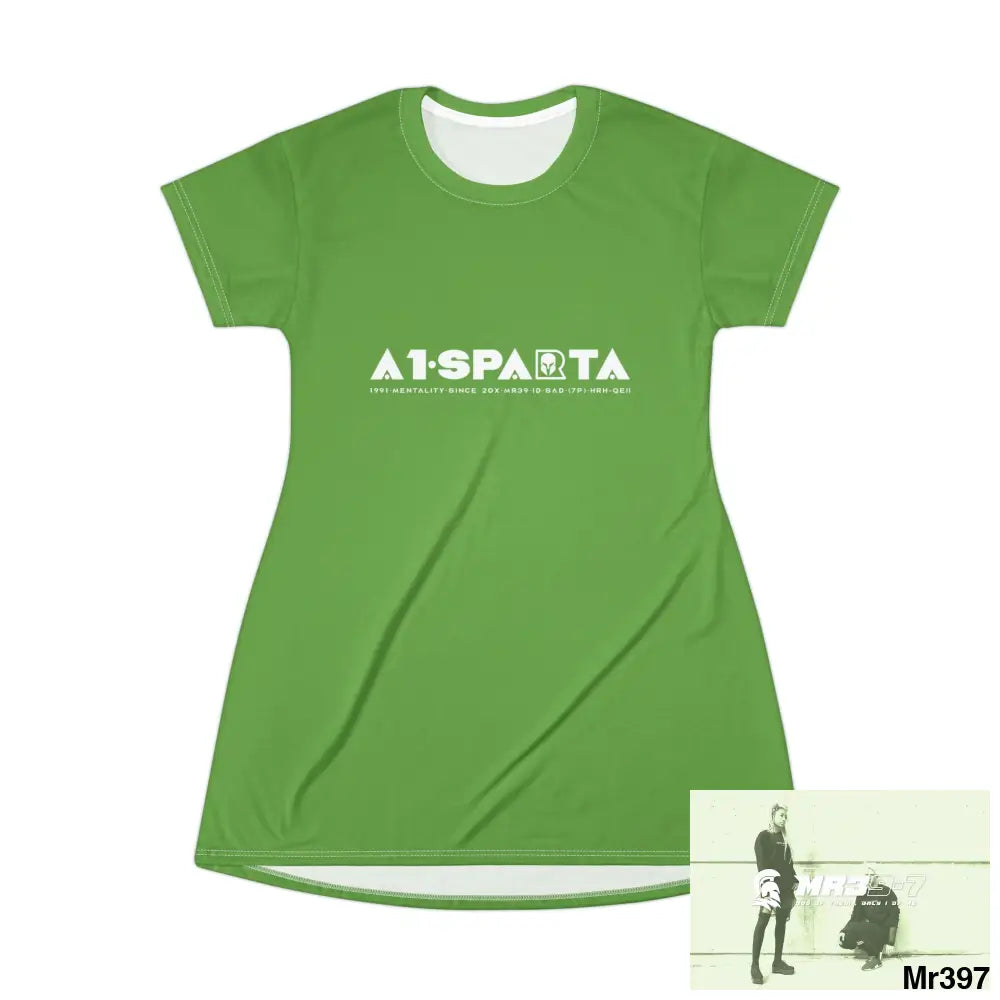 A1-Sparta T-Shirt Dress (AOP) All Over Prints