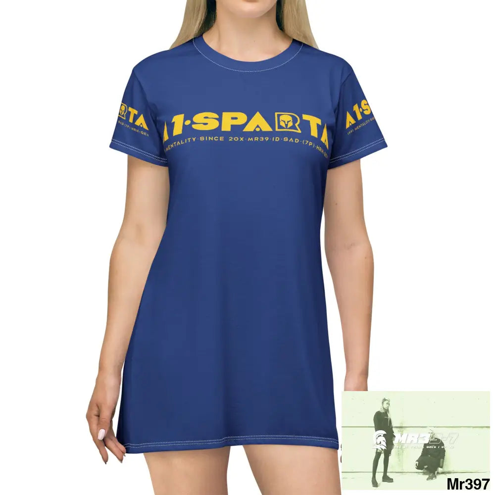 A1-Sparta T-Shirt Dress (AOP) All Over Prints
