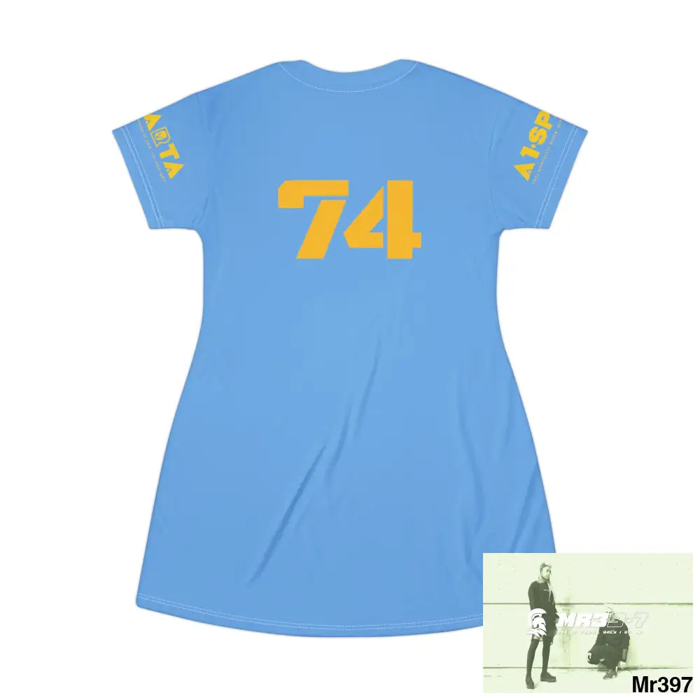 A1-Sparta T-Shirt Dress (AOP) All Over Prints