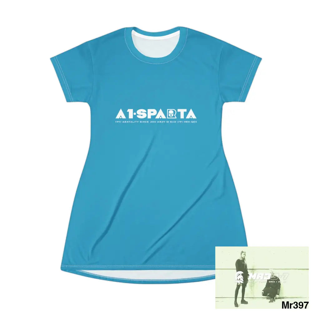 A1-Sparta T-Shirt Dress (AOP) All Over Prints