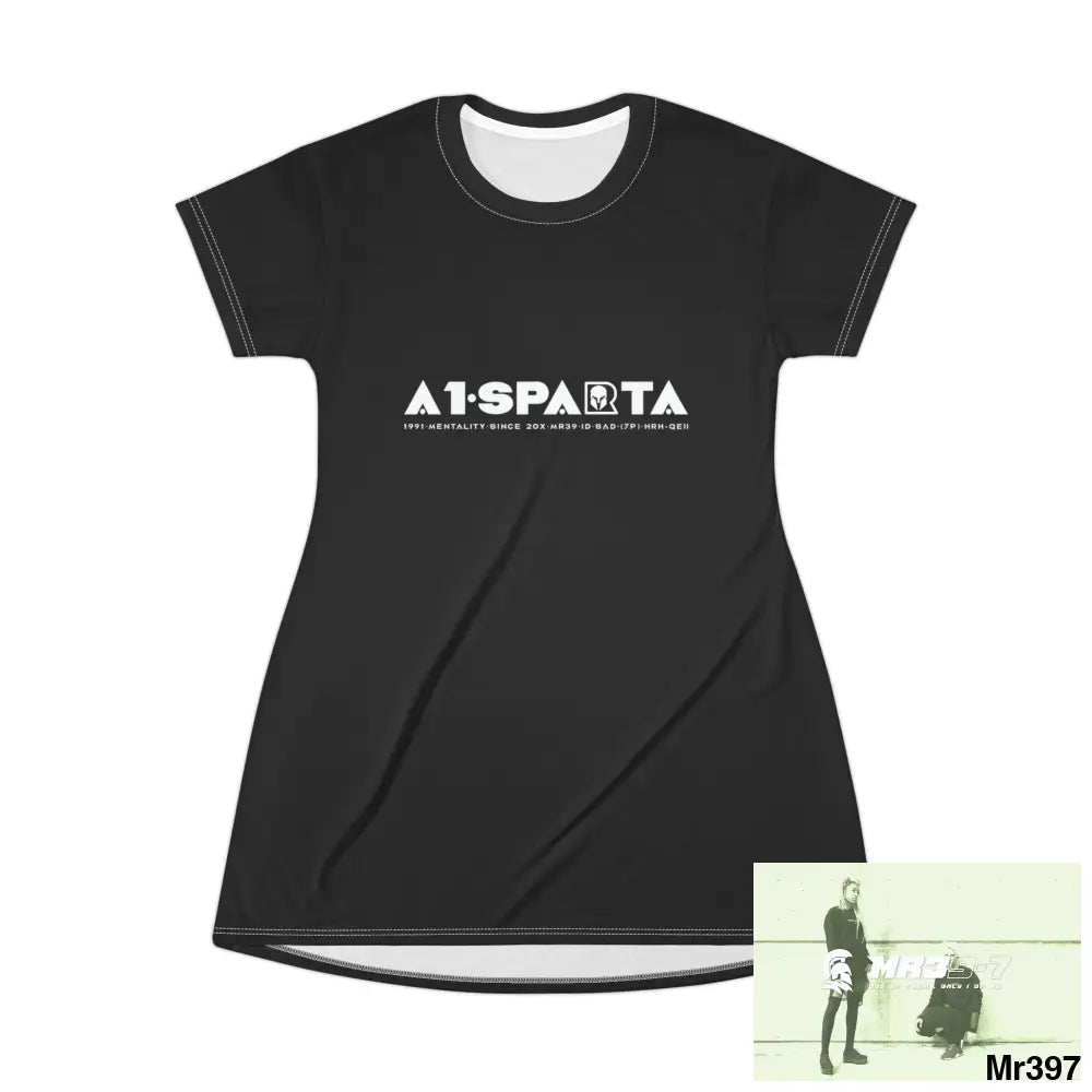 A1-Sparta T-Shirt Dress (AOP) All Over Prints