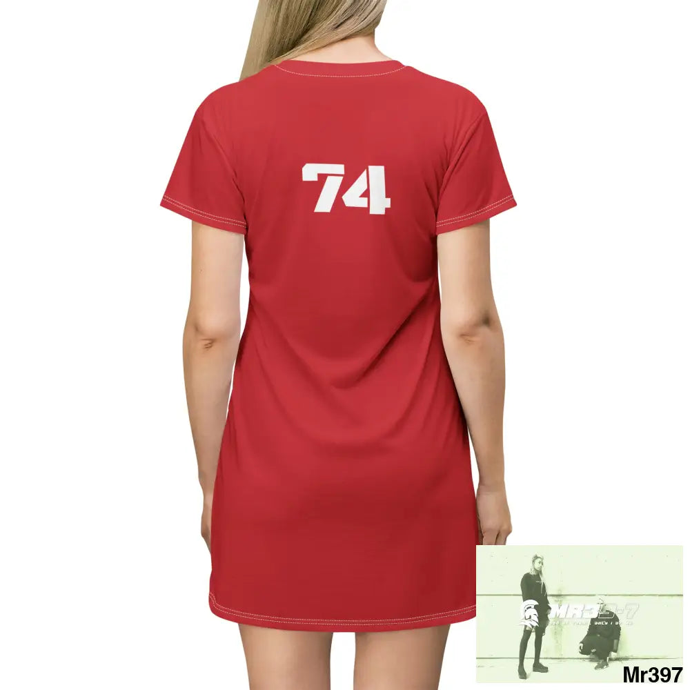 A1-Sparta T-Shirt Dress (AOP) All Over Prints