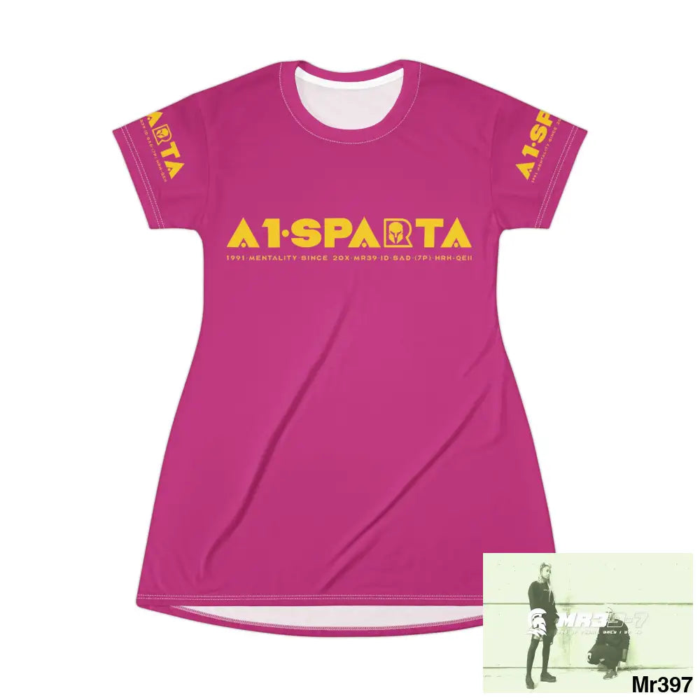 A1-Sparta T-Shirt Dress (AOP) All Over Prints