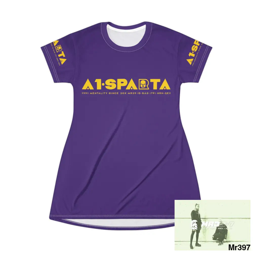 A1-Sparta T-Shirt Dress (AOP) All Over Prints