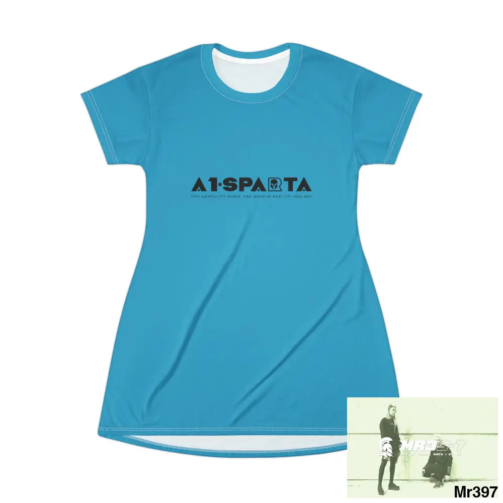 A1-Sparta T-Shirt Dress (AOP) All Over Prints
