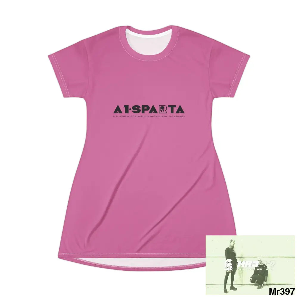 A1-Sparta T-Shirt Dress (AOP) All Over Prints