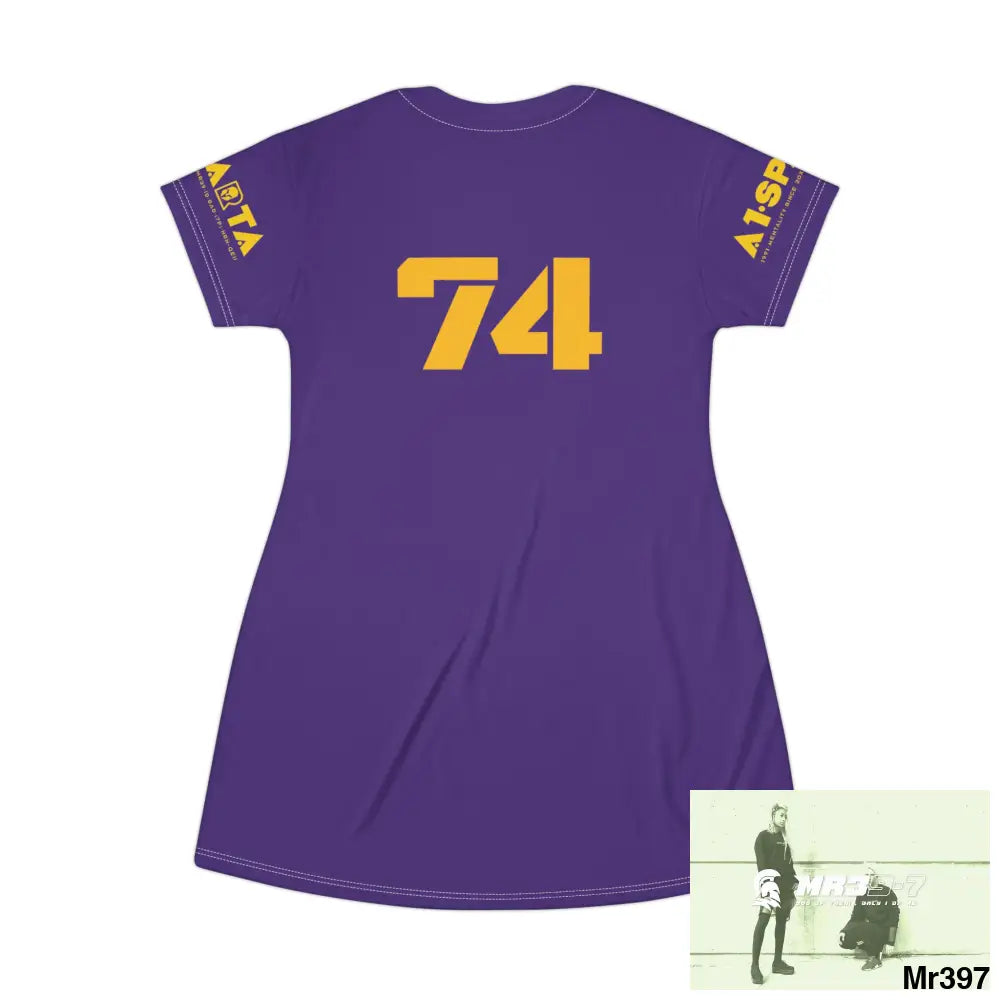 A1-Sparta T-Shirt Dress (AOP) All Over Prints