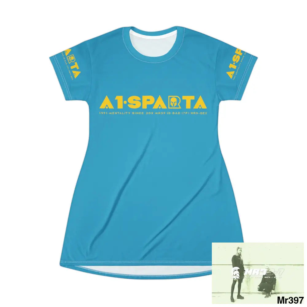 A1-Sparta T-Shirt Dress (AOP) XS All Over Prints