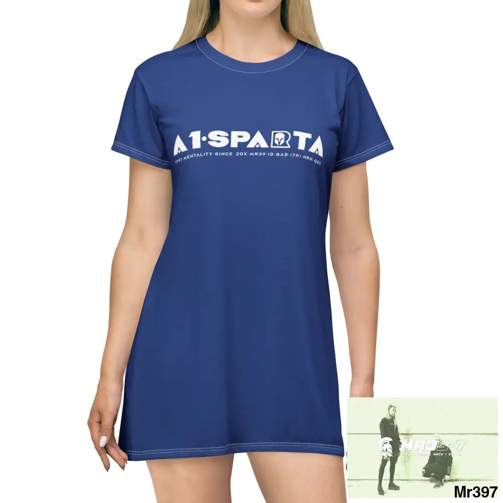 A1-Sparta T-Shirt Dress (AOP) XS All Over Prints