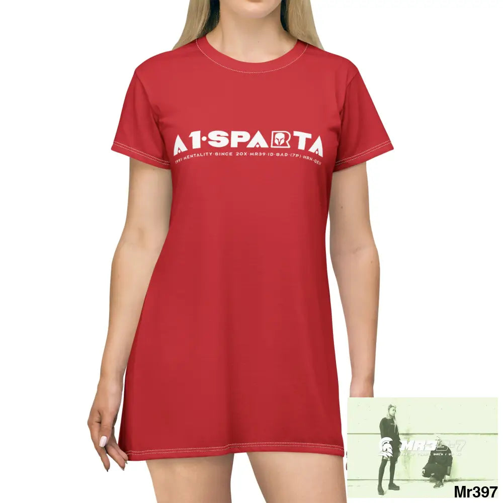 A1-Sparta T-Shirt Dress (AOP) XS All Over Prints