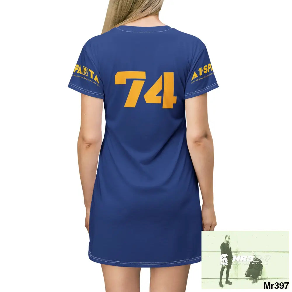A1-Sparta T-Shirt Dress (AOP) XS All Over Prints