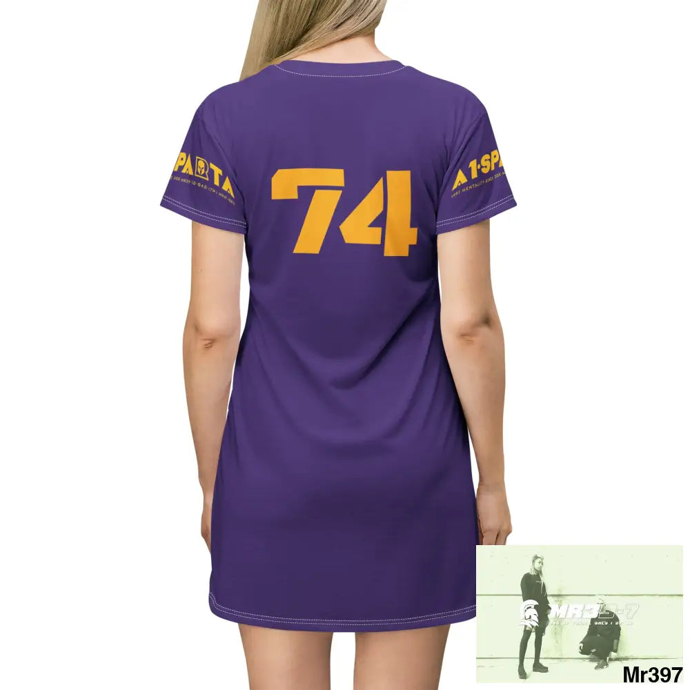 A1-Sparta T-Shirt Dress (AOP) XS All Over Prints