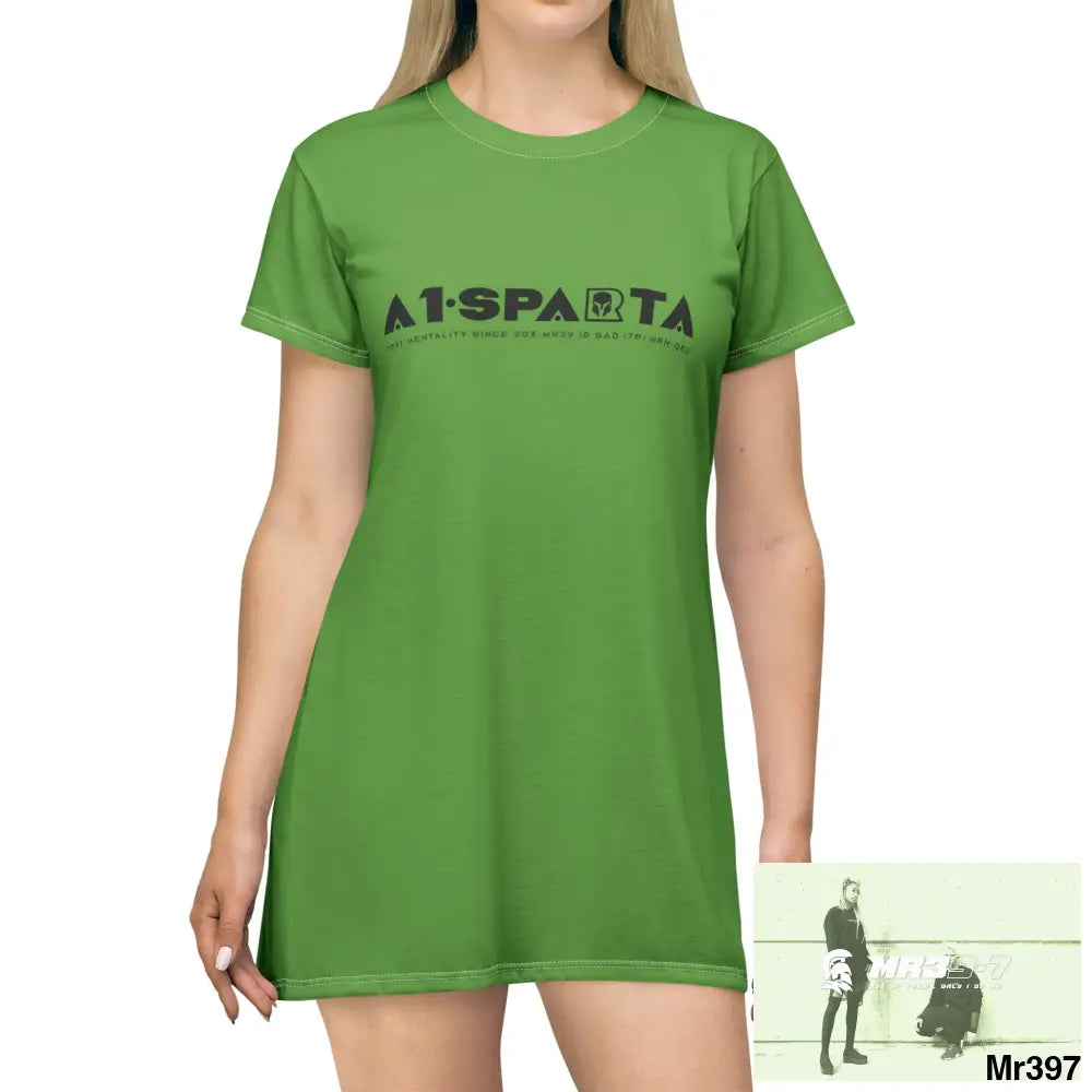 A1-Sparta T-Shirt Dress (AOP) XS All Over Prints