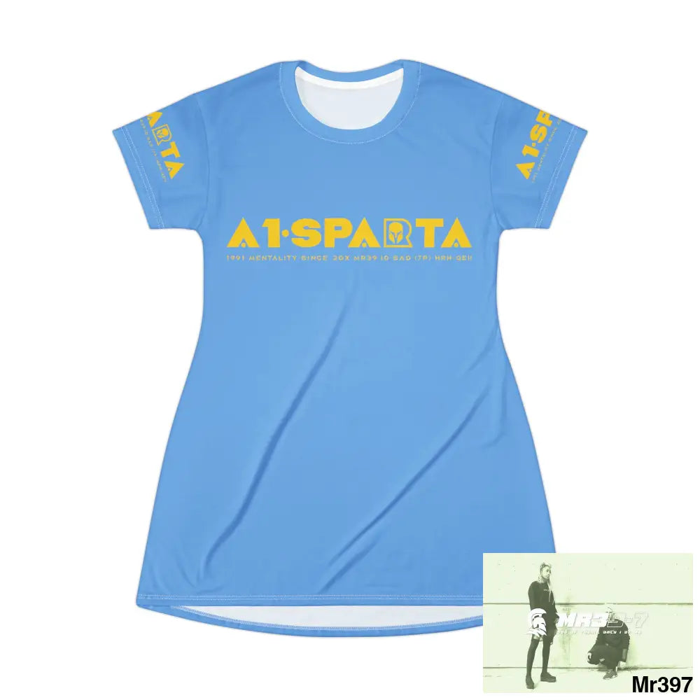 A1-Sparta T-Shirt Dress (AOP) XS All Over Prints