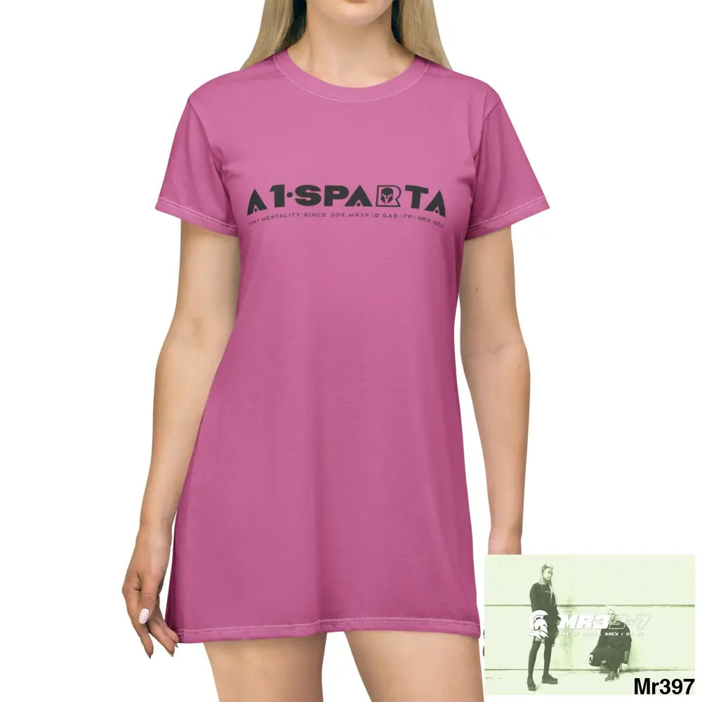 A1-Sparta T-Shirt Dress (AOP) XS All Over Prints