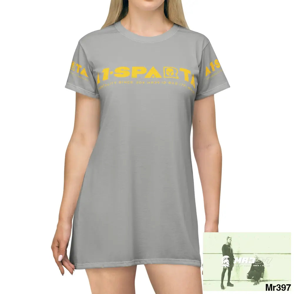A1-Sparta T-Shirt Dress (AOP) XS All Over Prints
