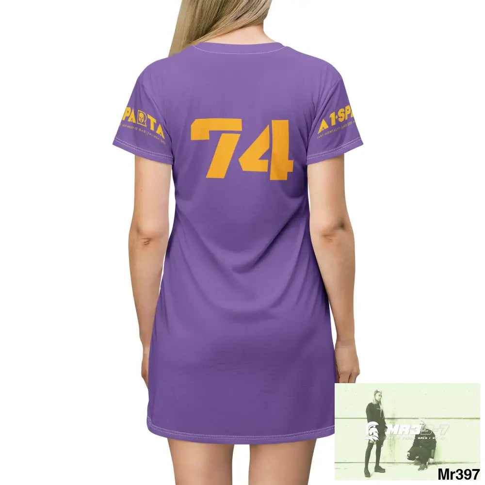 A1-Sparta T-Shirt Dress (AOP) XS All Over Prints