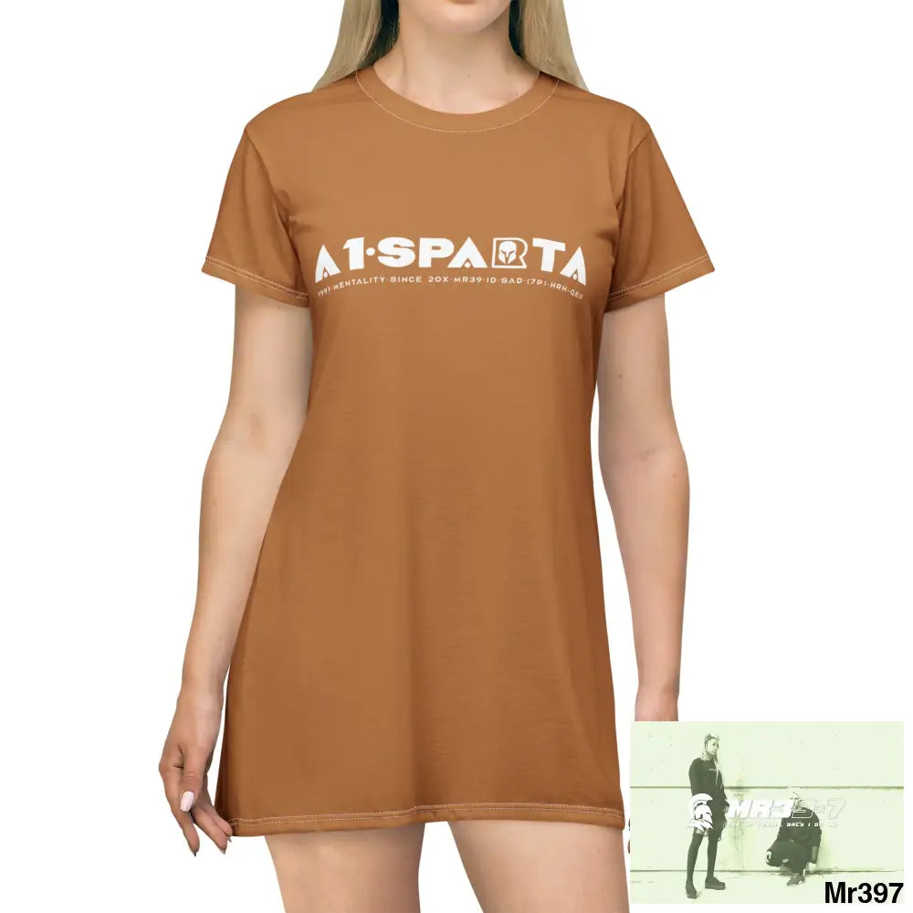 A1-Sparta T-Shirt Dress (AOP) XS All Over Prints