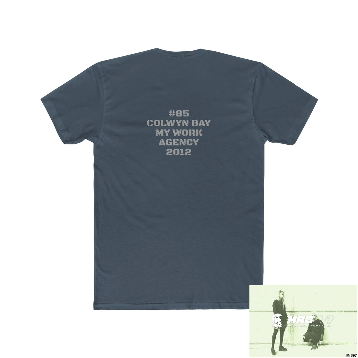 A1-Sparta Tactical GB 2012 My work Colwyn Bay to and from Men’s Cotton Crew Tee T-Shirt