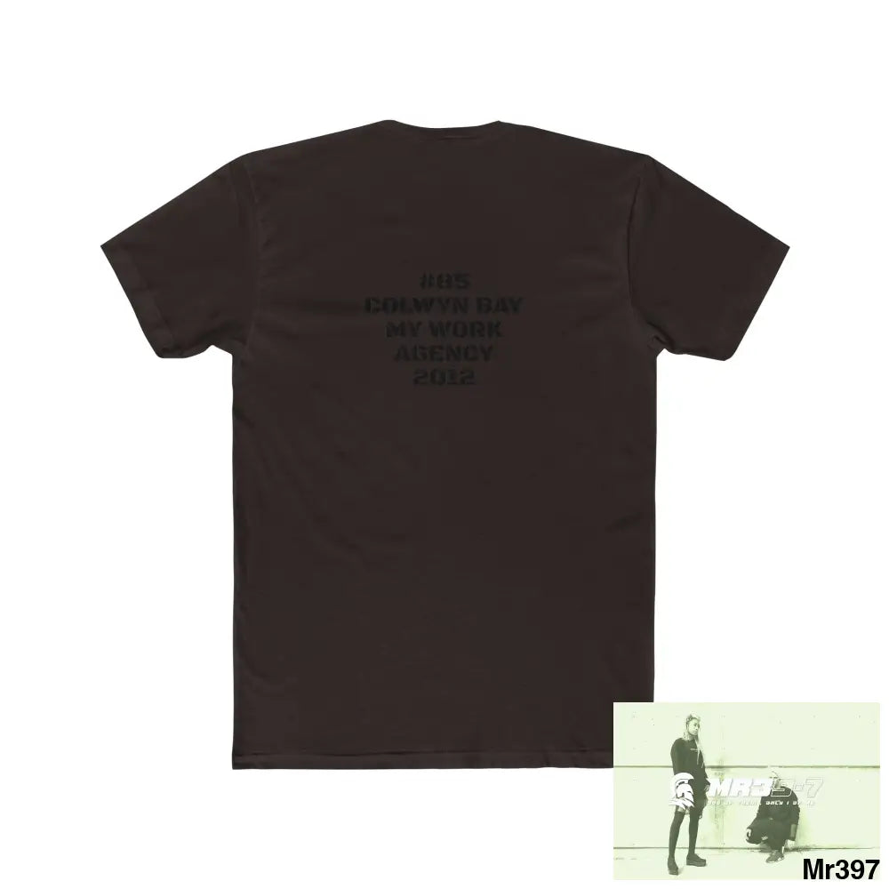 A1-Sparta Tactical GB 2012 My work Colwyn Bay to and from Men’s Cotton Crew Tee T-Shirt