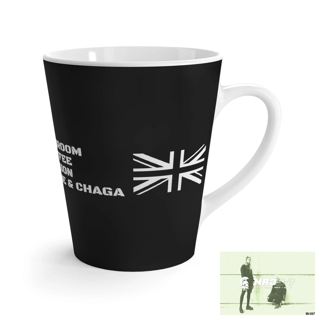 A1•Sparta Tactical GBR Mushroom coffee Fusion,Lions Mane & Chaga Latte Mug 12 oz 12oz Mug