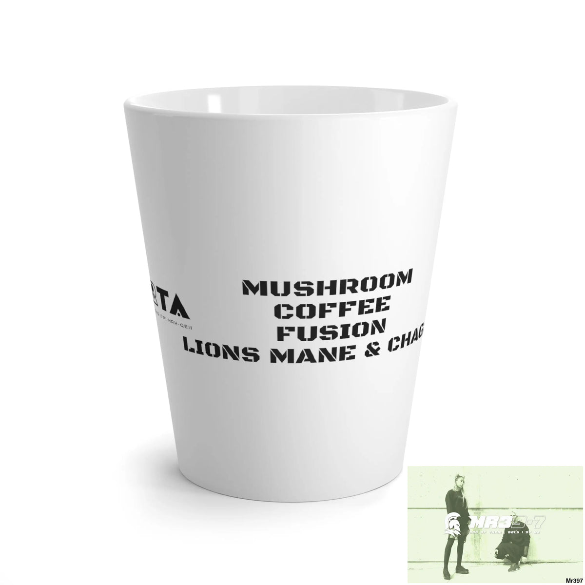 A1•Sparta Tactical GBR Mushroom coffee Fusion,Lions Mane & Chaga Latte Mug 12 oz 12oz Mug