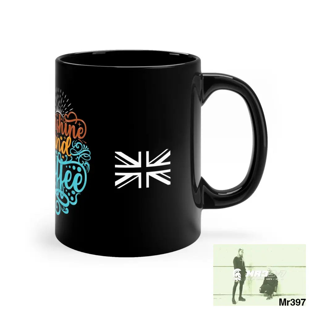 A1•Sparta Tactical GBR Sunshine & Coffee 11oz Black Mug 11oz Mug