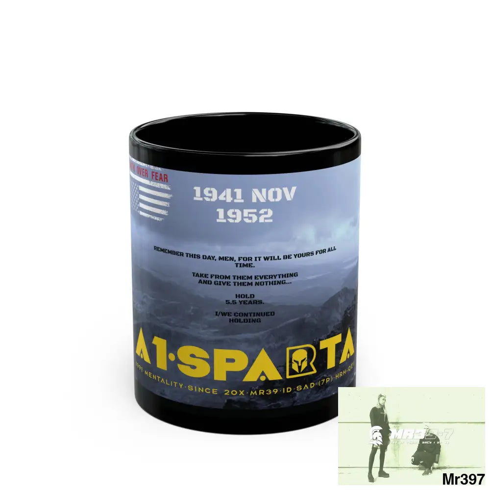 A1-Sparta Tactical SAS Roll over Death night 04/ 20X Strike B Done MT Snowdon 11oz Black Mug GB / Thailand/ Bermo