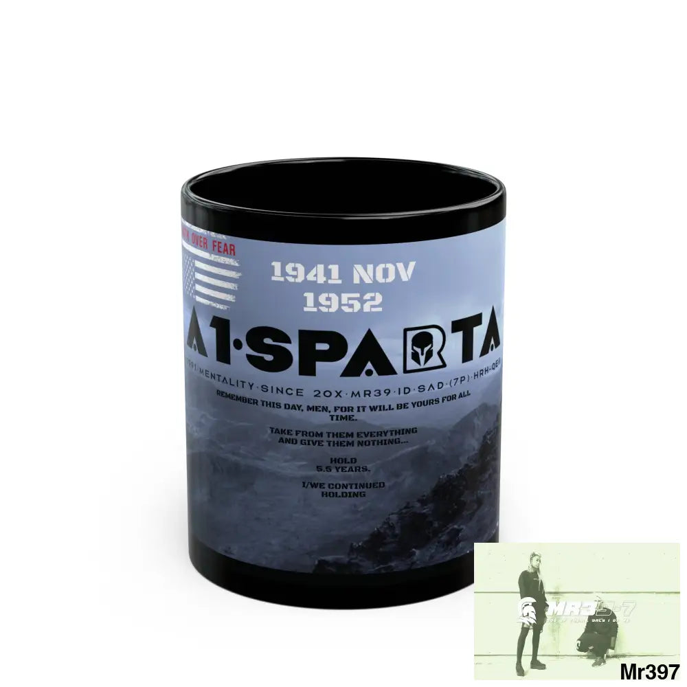 A1-Sparta Tactical SAS Roll over Death night 04/ 20X Strike B Done MT Snowdon 11oz Black Mug GB / Thailand/ Bermo