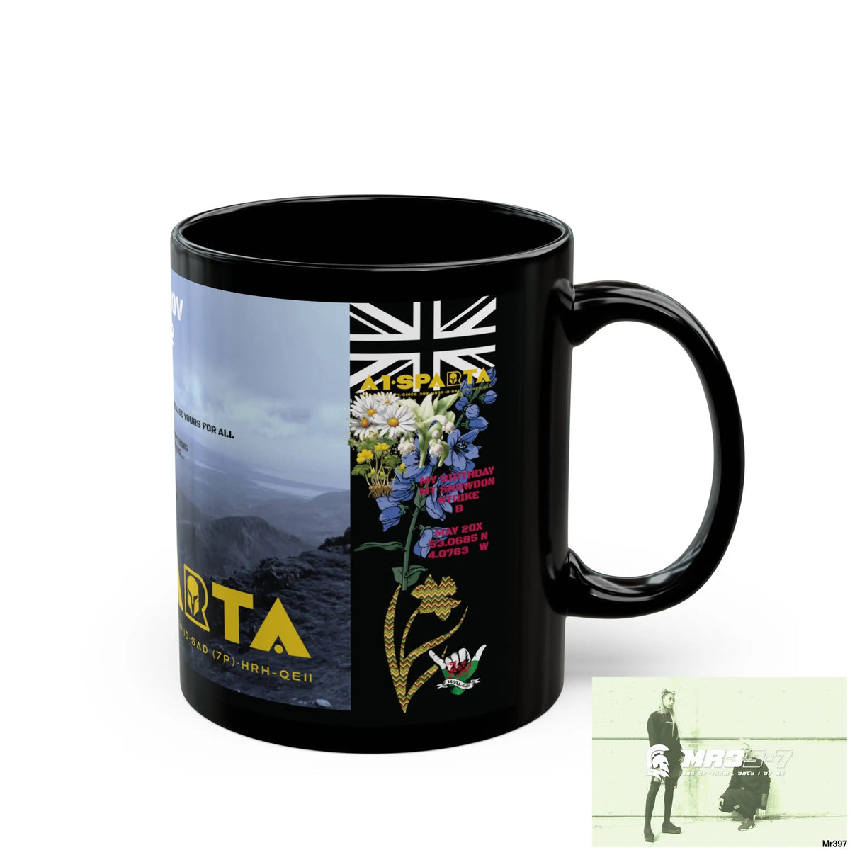 A1-Sparta Tactical SAS Roll over Death night 04/ 20X Strike B Done MT Snowdon 11oz Black Mug GB / Thailand/ Bermo