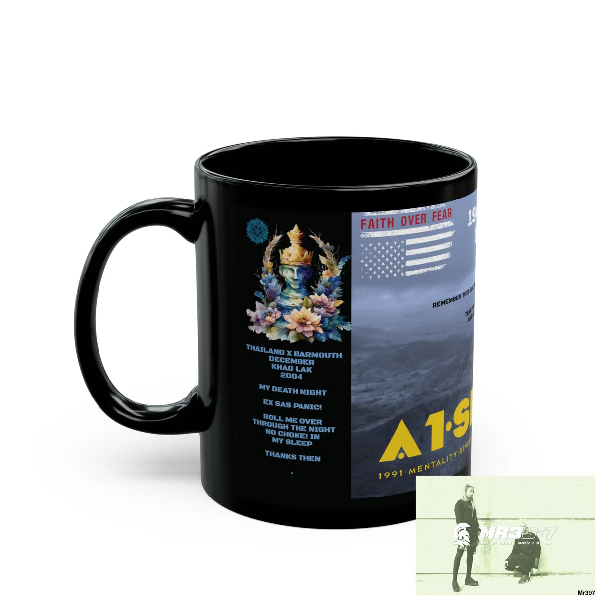 A1-Sparta Tactical SAS Roll over Death night 04/ 20X Strike B Done MT Snowdon 11oz Black Mug GB / Thailand/ Bermo