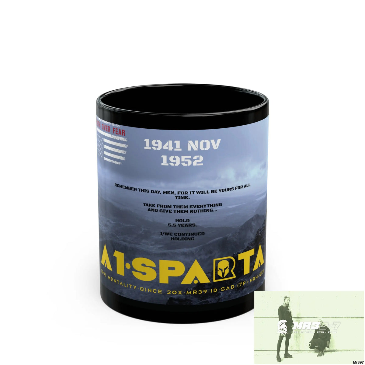 A1-Sparta Tactical SAS Roll over Death night 04/ 20X Strike B Done MT Snowdon 11oz Black Mug GB / Thailand/ Bermo