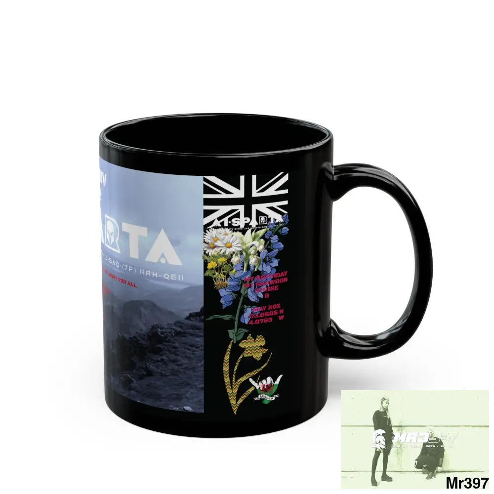 A1-Sparta Tactical SAS Roll over Death night 04/ 20X Strike B Done MT Snowdon 11oz Black Mug GB / Thailand/ Bermo