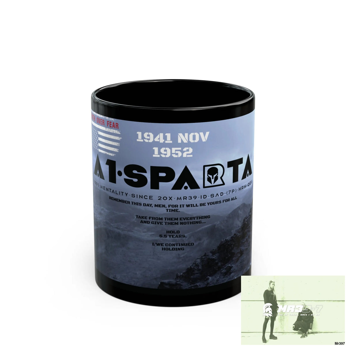 A1-Sparta Tactical SAS Roll over Death night 04/ 20X Strike B Done MT Snowdon 11oz Black Mug GB / Thailand/ Bermo