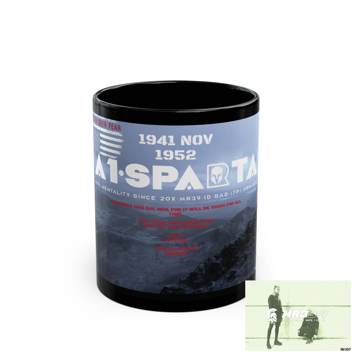 A1-Sparta Tactical SAS Roll over Death night 04/ 20X Strike B Done MT Snowdon 11oz Black Mug GB / Thailand/ Bermo