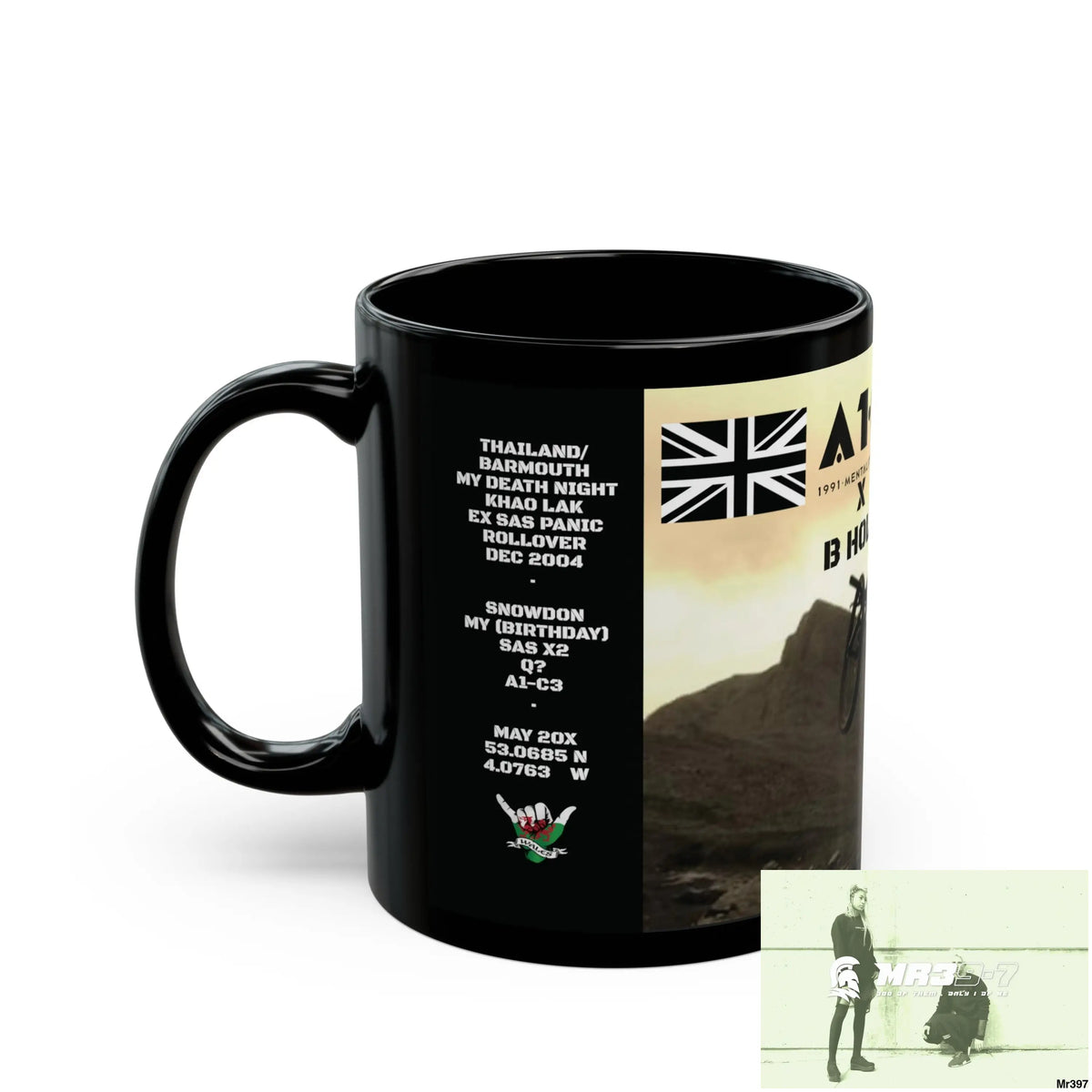 A1-Sparta Tactical SAS Roll over Death night 04/ 20X Strike B Done MT Snowdon 11oz Black Mug GB / Thailand/ Bermo