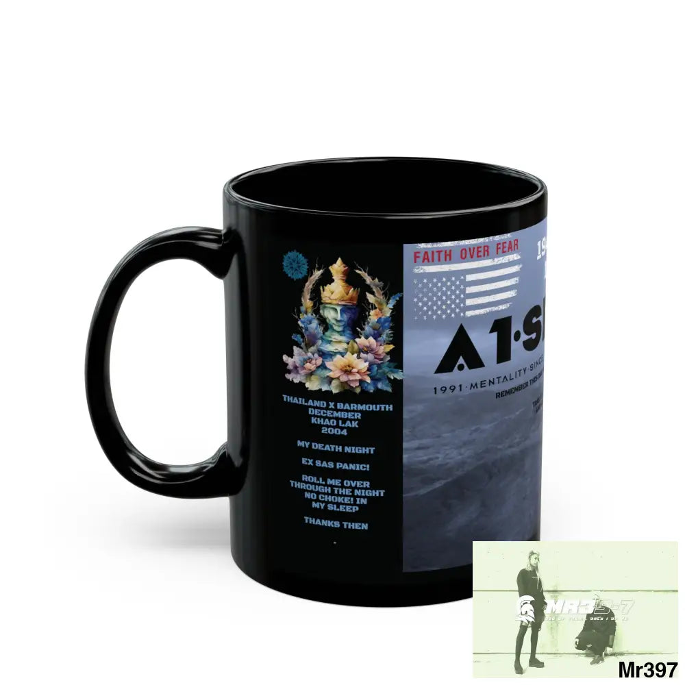 A1-Sparta Tactical SAS Roll over Death night 04/ 20X Strike B Done MT Snowdon 11oz Black Mug GB / Thailand/ Bermo