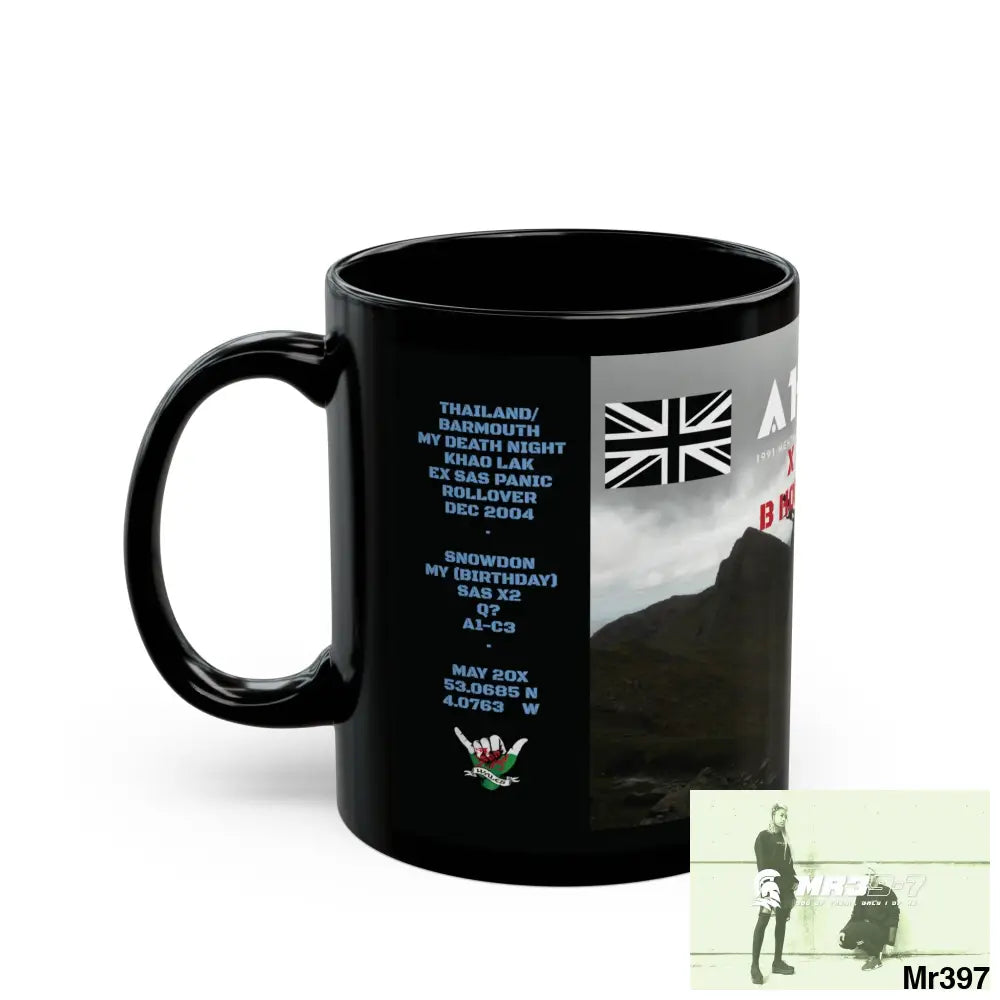 A1-Sparta Tactical SAS Roll over Death night 04/ 20X Strike B Done MT Snowdon 11oz Black Mug GB / Thailand/ Bermo