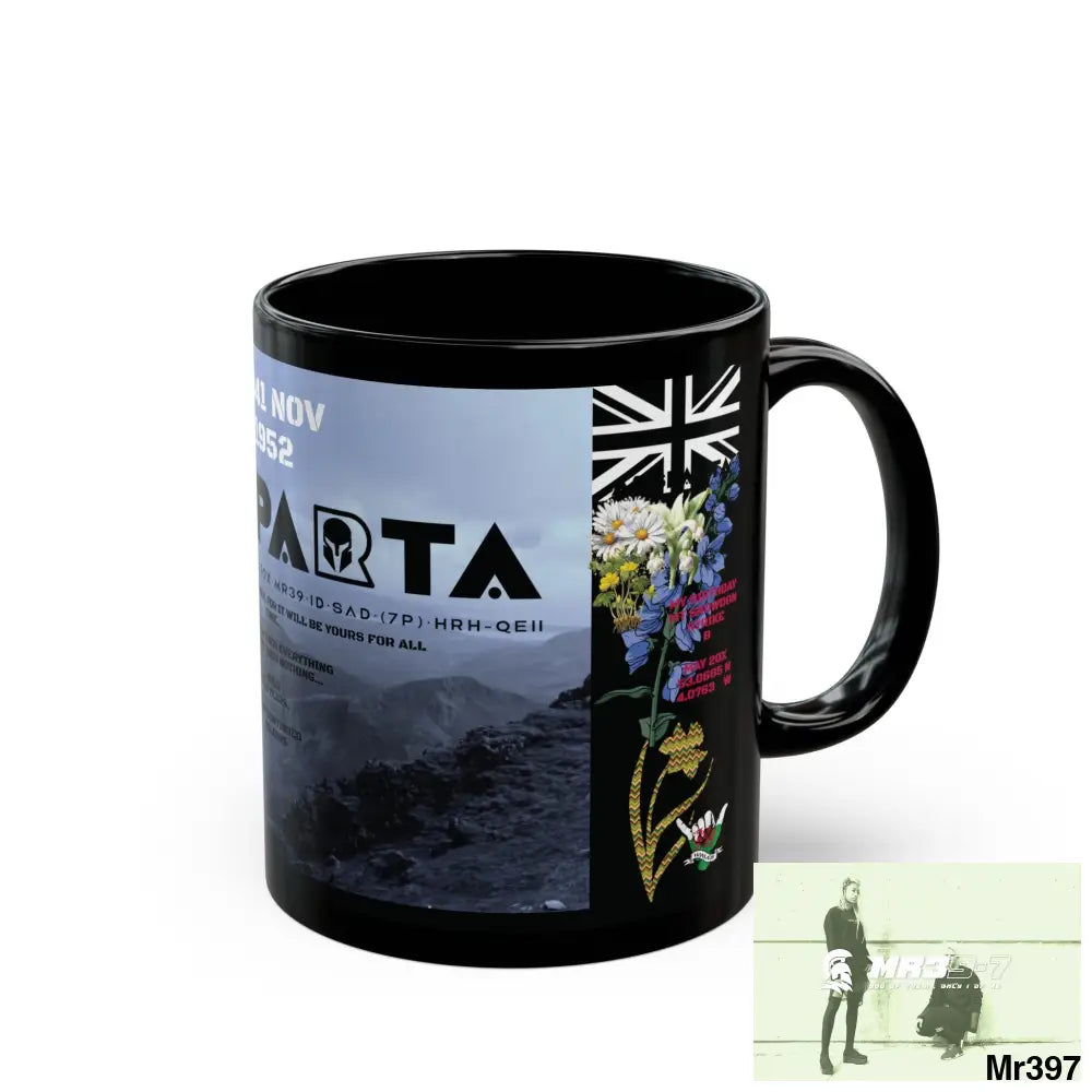 A1-Sparta Tactical SAS Roll over Death night 04/ 20X Strike B Done MT Snowdon 11oz Black Mug GB / Thailand/ Bermo