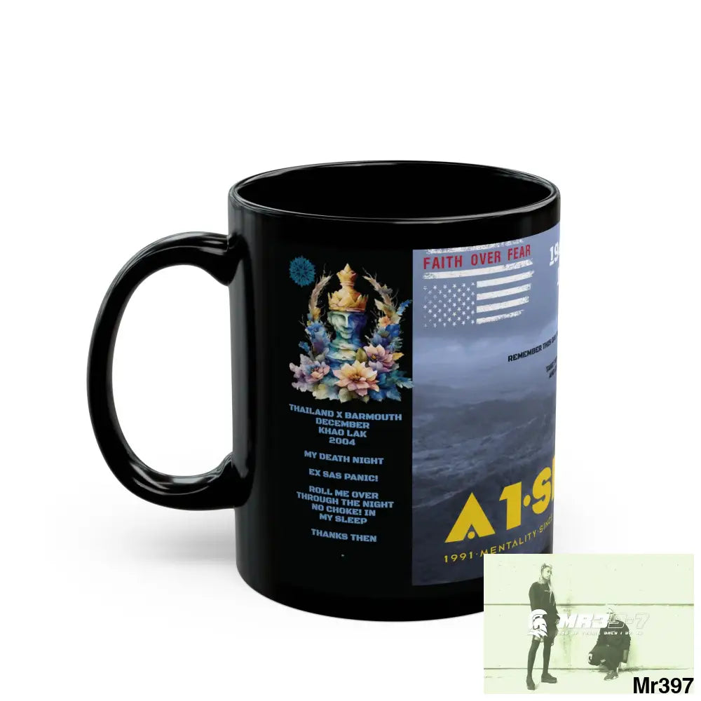 A1-Sparta Tactical SAS Roll over Death night 04/ 20X Strike B Done MT Snowdon 11oz Black Mug GB / Thailand/ Bermo